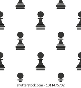 black chess on white background