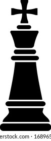 Diseño de figuras de ajedrez negro