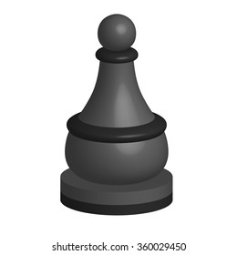 black chess piece pawn