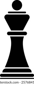 black chess pieces. Chess piece icons. Board game. Vector illustration isolated on white
