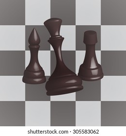 Black chess set