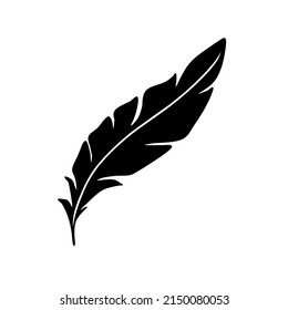 imagen vectorial de plumas de pollo negro