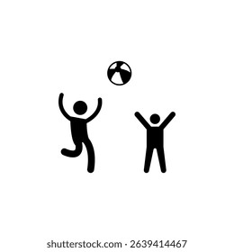 Black children playing traditional and modern games. White background, eps 10.