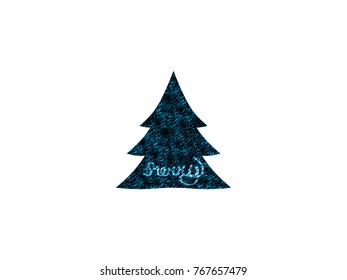 black christmas tree