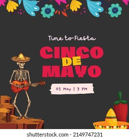 Black Cinco De Mayo, National festival cinco de mayo 2023 Design.