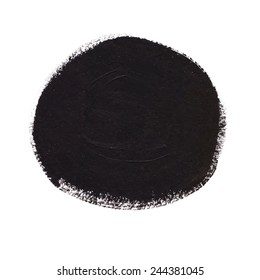 Black Circle Acrylic Banner
