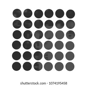 Black circle gradient set with modern abstract backgrounds. Grey fluid covers for calendar, brochure, invitation, cards. Trendy soft color. Template with round gradient set for screens and mobile app.