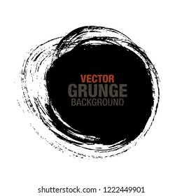 black circle grunge background