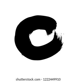 black circle grunge background