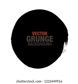 black circle grunge background