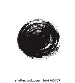 fondo negro circular, ilustración vectorial