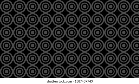 Black Circle Pattern Background Vector