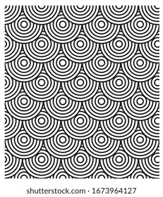 Black Circle Pattern illustration vector