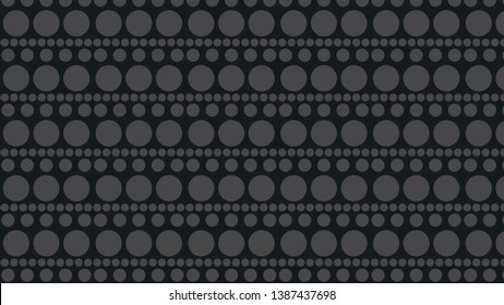 Black Circle Pattern Vector Graphic