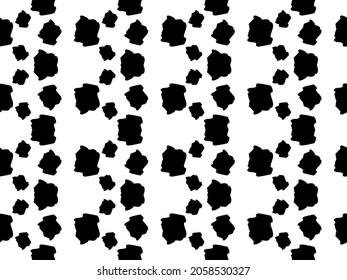 The black circles are arranged in a pattern.