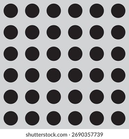 Schwarze Kreise auf violettem Hintergrund. Computergrafik.