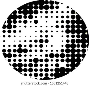 black circles on a white background for the site