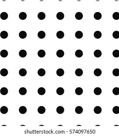 Black circles pattern, white background.