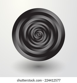 black circles rotate to lost