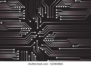 black circuit board vector background