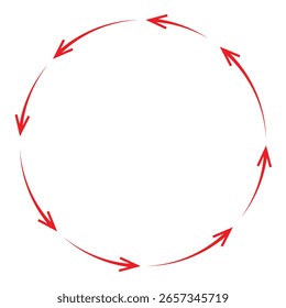 Colección circular negra del icono de la flecha. Conjunto de diseño de flecha Actualizar negro 
