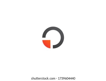 Circular negra con icono de flecha diseño plano vectorial