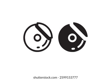 Black circular saw blade icon set Vector