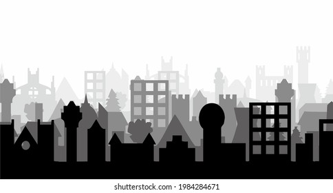 black city view with the best quality
