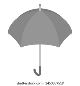 Black classic umbrella icon. Isometric of black classic umbrella vector icon for web design isolated on white background
