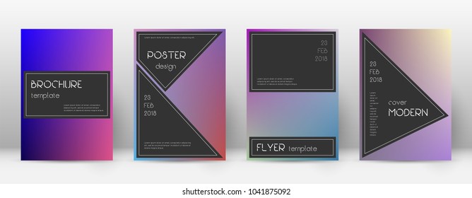 Black classy template for Brochure, Annual Report, Magazine, Poster, Corporate Presentation, Portfolio, Flyer. Admirable gradient cover page.