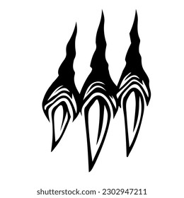 black claw scratch vector design