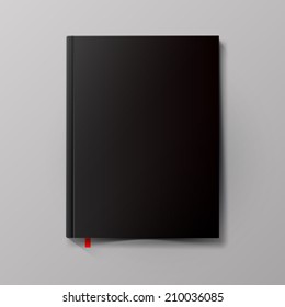 Black clean book template.