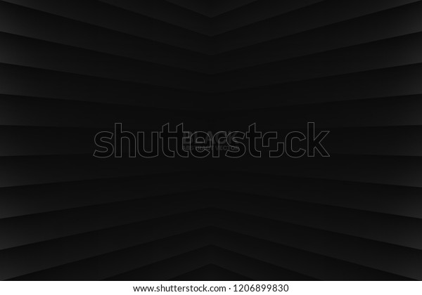 黒い透明な空の繊細な幾何学的ベクター画像抽象的背景 暗い空の誰も部屋の隅のサーフェス 3dコンセプトsfイラスト ミニマリズムスタイルの壁紙 のベクター画像素材 ロイヤリティフリー 1206899830
