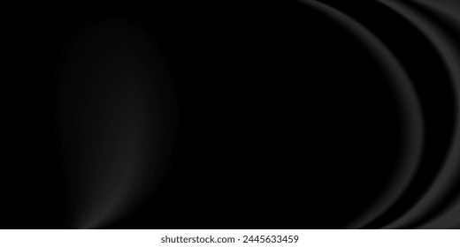 fondo de tela negra abstracto con ondas suaves.