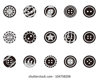 Black Clothing Button icons