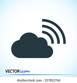 black cloud icon 