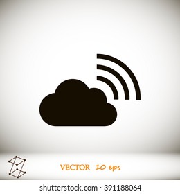 black cloud icon