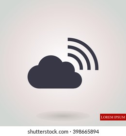 black cloud icon