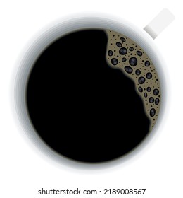 black coffee cup drink icon