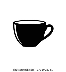 Vapor de café preto minimalista quente design vetorial ilustração