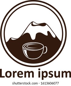 Black Coffee Logo Vector Design