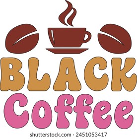 black coffee T shirt Design Lover