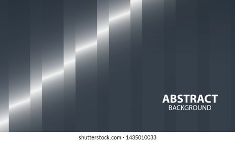 Black color Abstract background. Silver line on layers and textured background. decoration Modern shape design concept