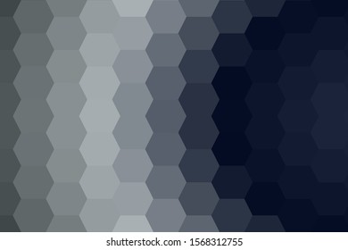 Black Color Abstract trianglify Generative Art background illustration