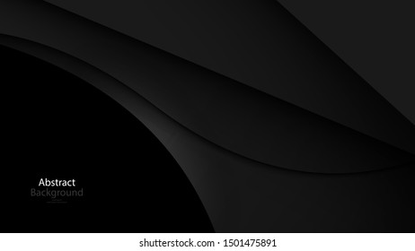 black color background abstract art vector