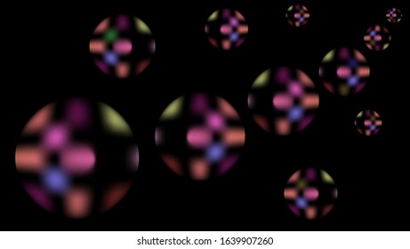 BLACK COLOR BACKGROUND WITH ADDITIONAL SPAIN BALL MAGIC SHINE COLORS