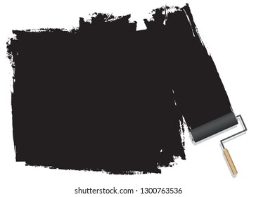 Black color background, painted background that can be used for corporate document presentations