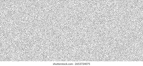 Pontos de cor preta como fundo abstrato ou textura como ruído.