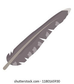 
Black color feather is crow feather
