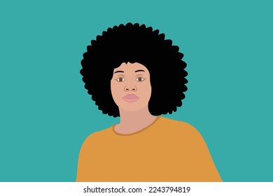 Black Color Girl Illustrator Vector Art this an editable and printable vector eps file